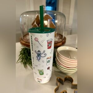 Starbucks x Roller Rabbit 24oz Tumbler with Straw